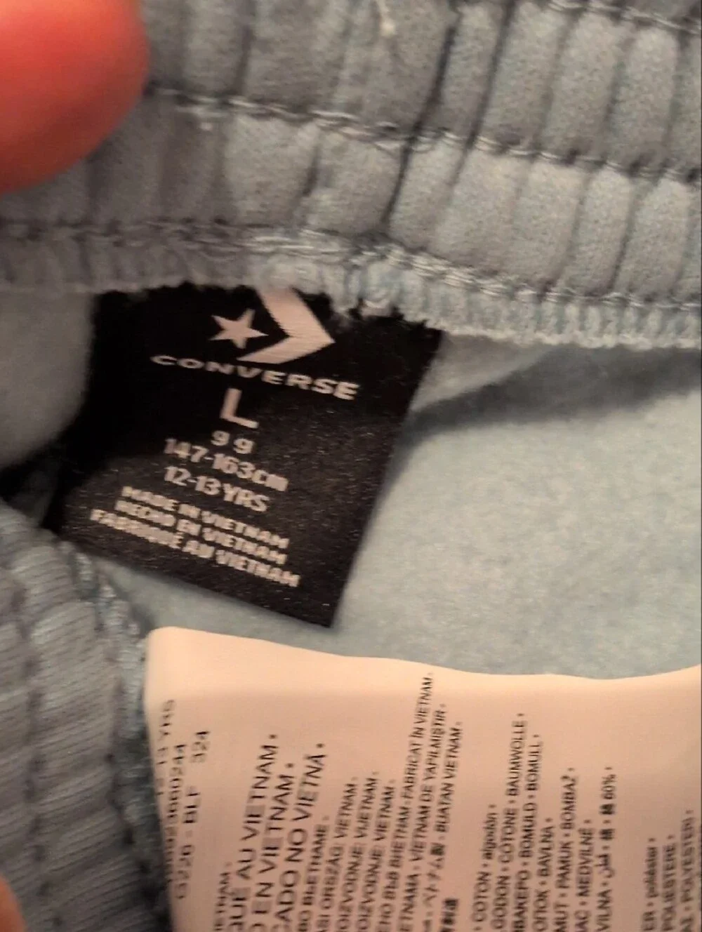 Converse Kids Light Blue All Star Joggers